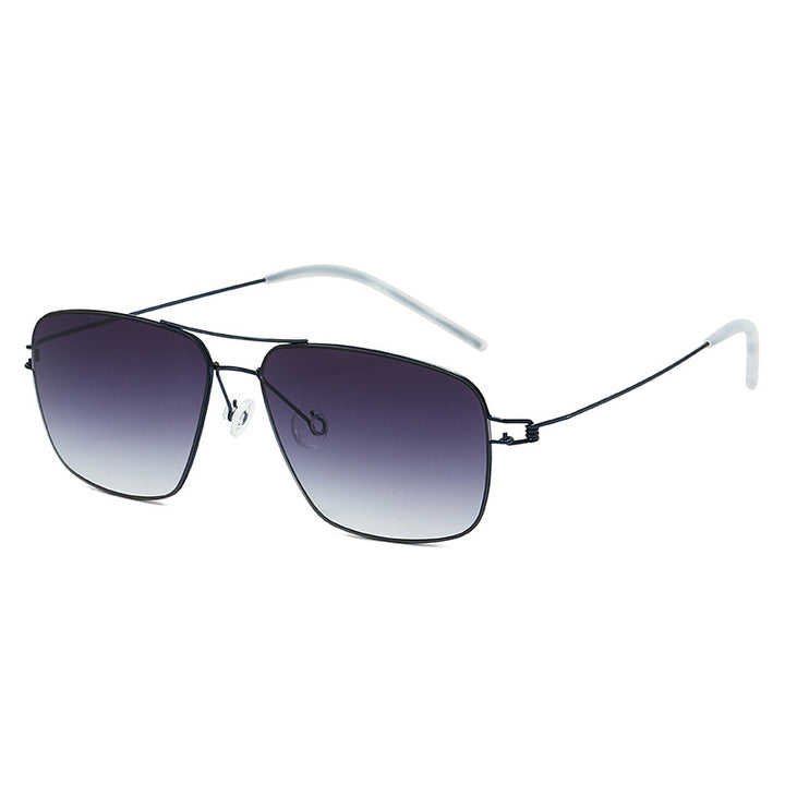 Damen moderne geometrische Sonnenbrille Karnz