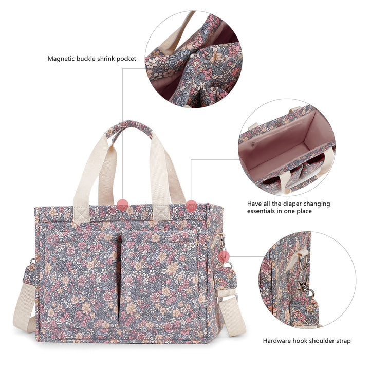 Blumenmuster Handtasche Karnz