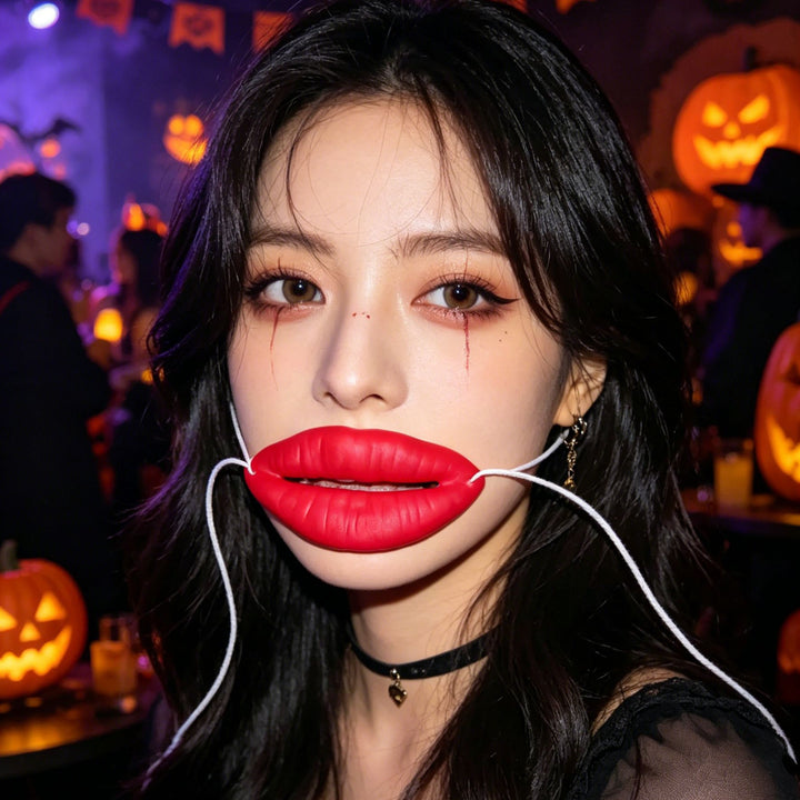Dekorative Lippenfigur