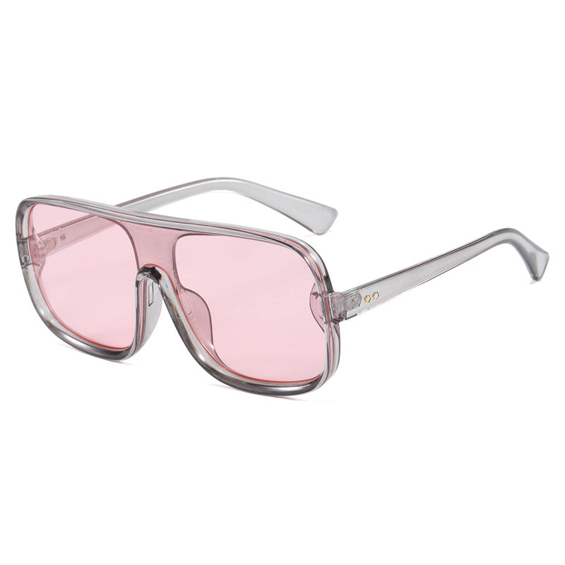 Damen modische Oversized-Sonnenbrille im futuristischen Design Karnz