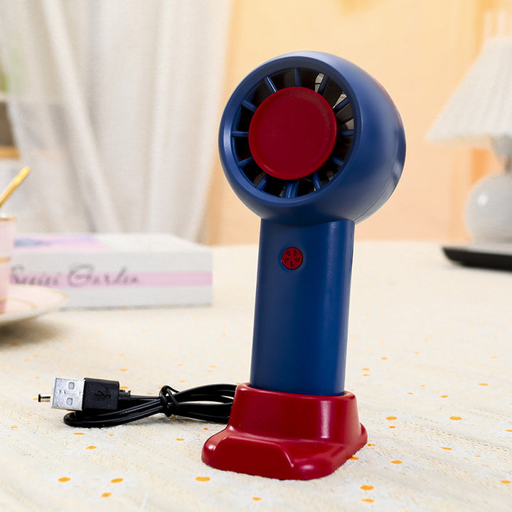 Damen Tragbarer USB Tischventilator mit platzsparendem Design und mehreren Geschwindigkeitsstufen Karnz