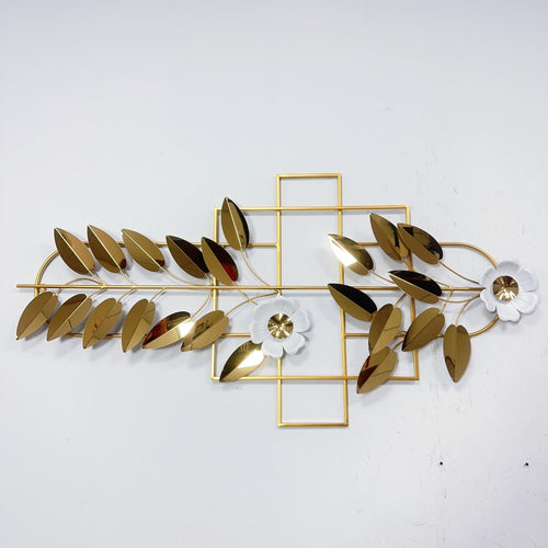 Elegante Botanische Wandkunstskulptur Karnz