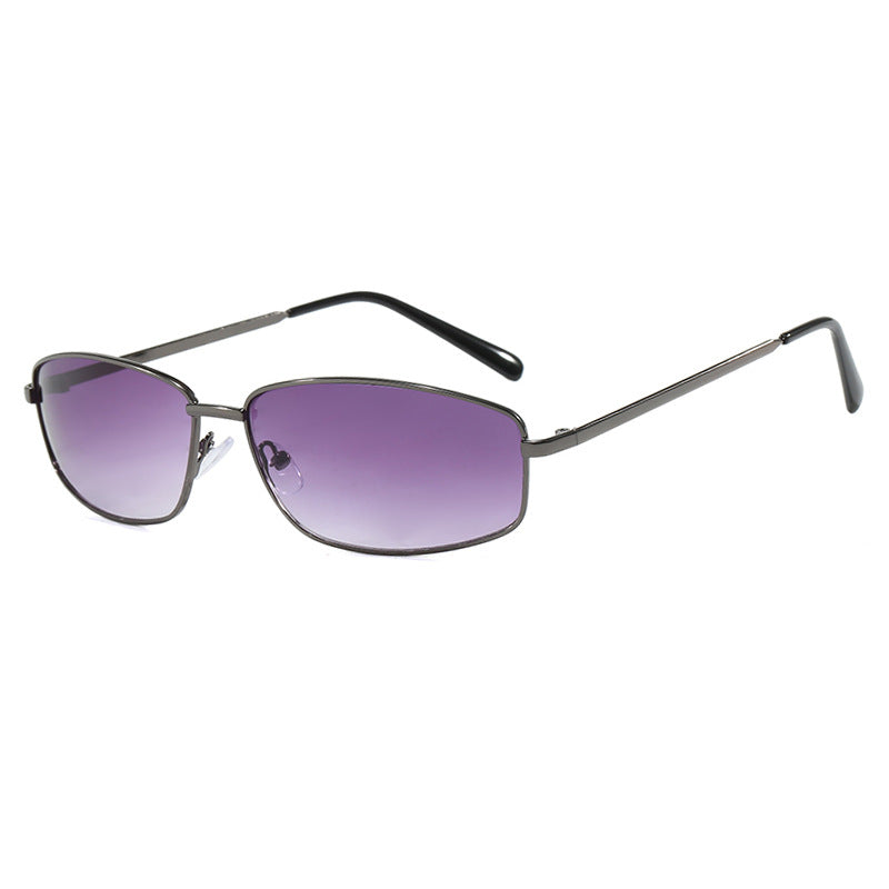 Damen sportliche Sonnenbrille mit modischem Metallschutz Karnz