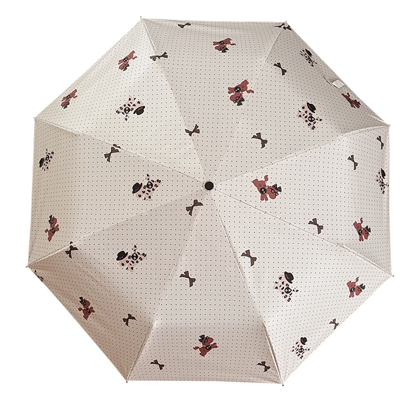 Damen Faltbarer Regenschirm mit verspieltem Design Karnz