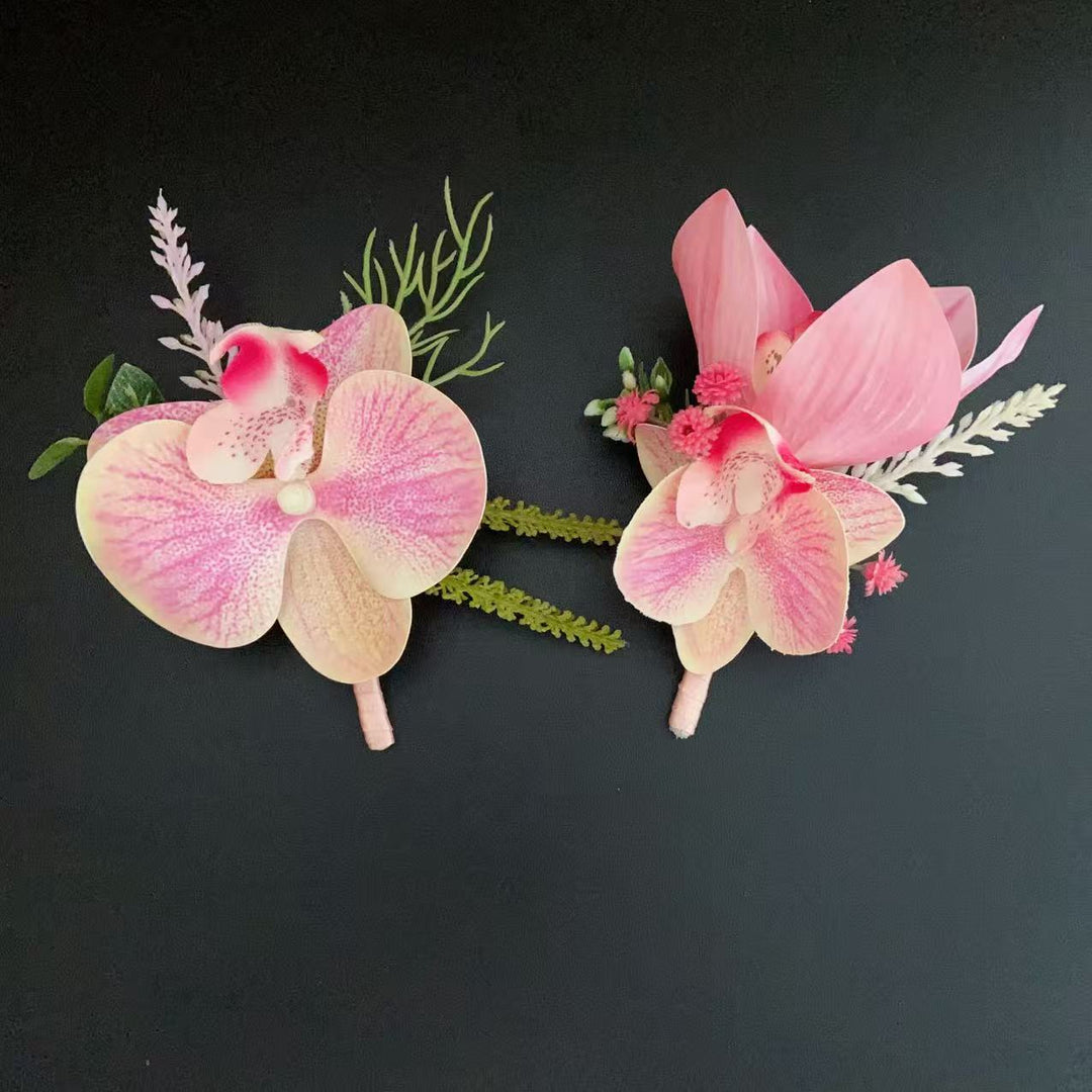 Elegante Orchideen Corsage