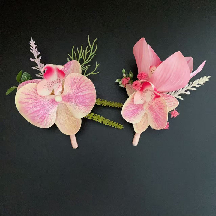 Elegante Orchideen Corsage
