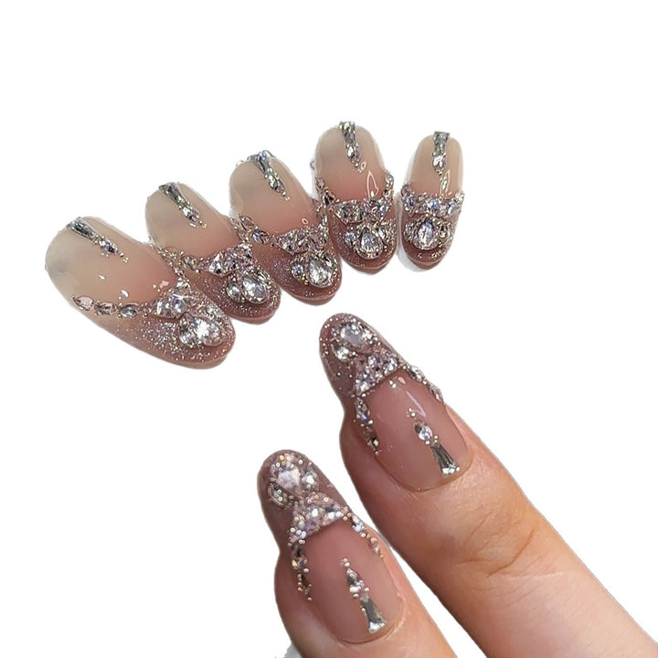 Glamouröse Stiletto Press-On Nägel Karnz
