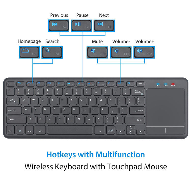 Kabelloses Touchpad-Tastatur Karnz