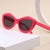 Damen Cat-Eye Sonnenbrille mit stylischem Leopardenmuster Karnz