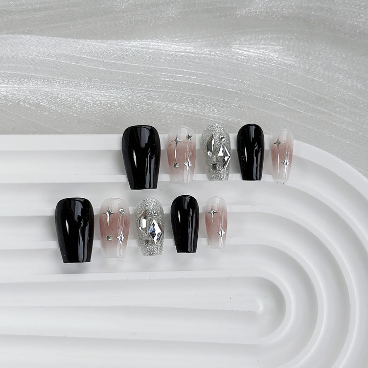 Glamourös Press-On Nagelkunst Set  1791773771