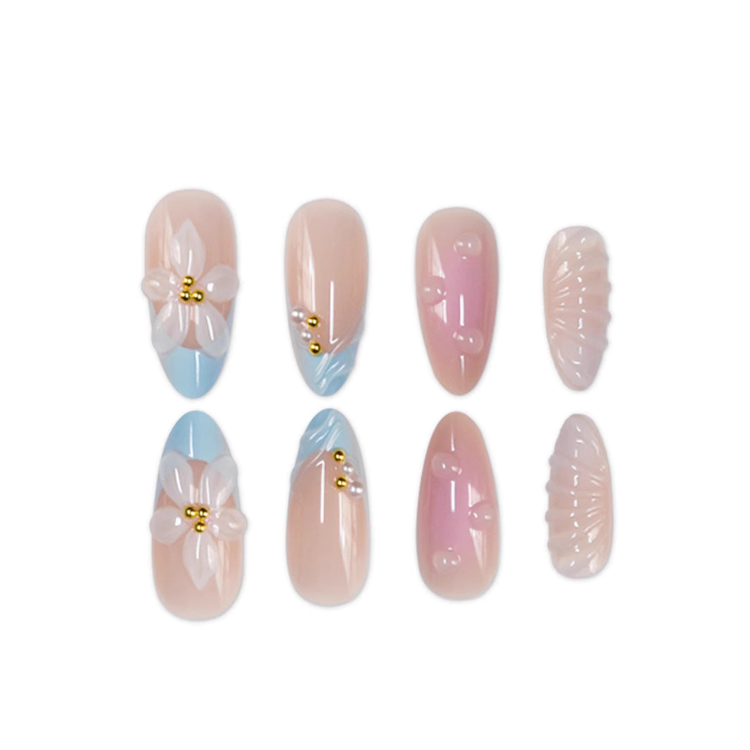 3D Blumen Nagelkunst Dekor Karnz