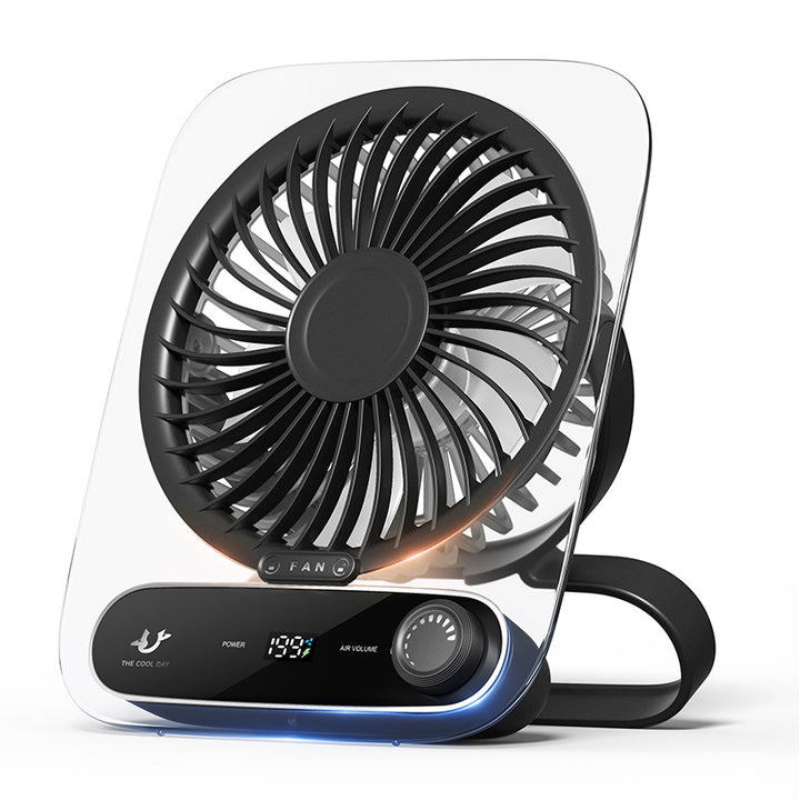 Damen Tragbarer Ventilator mit LED-Anzeige Karnz