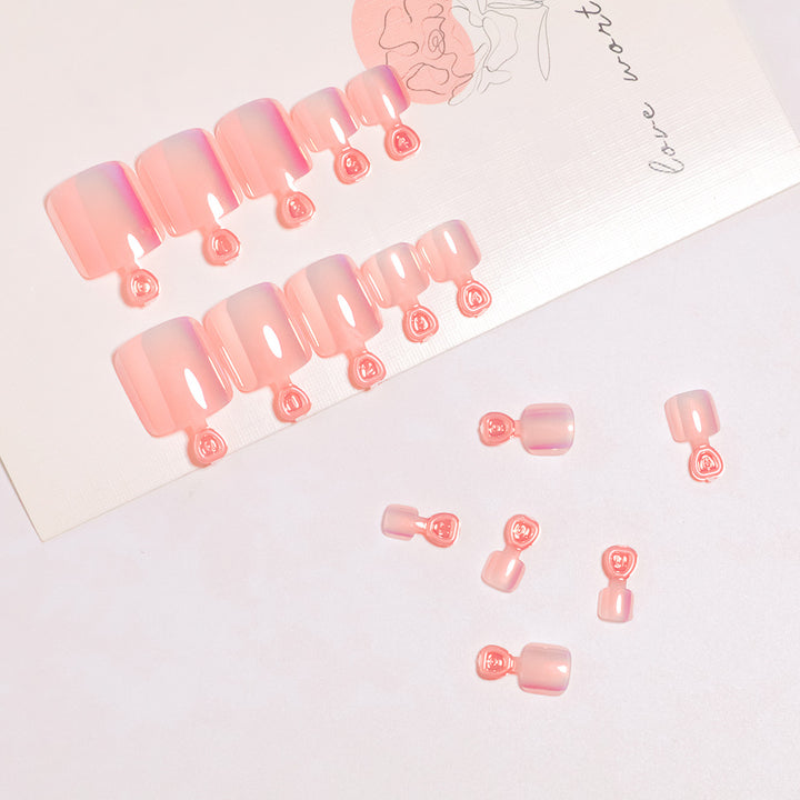 Premium Glänzendes Nagelkunst Pediküre Set Karnz
