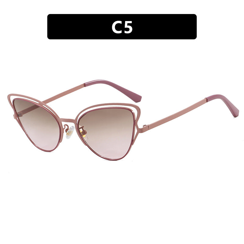 Damen Cat-Eye Brille mit edlem Metallrahmen und komfortabler Passform Karnz