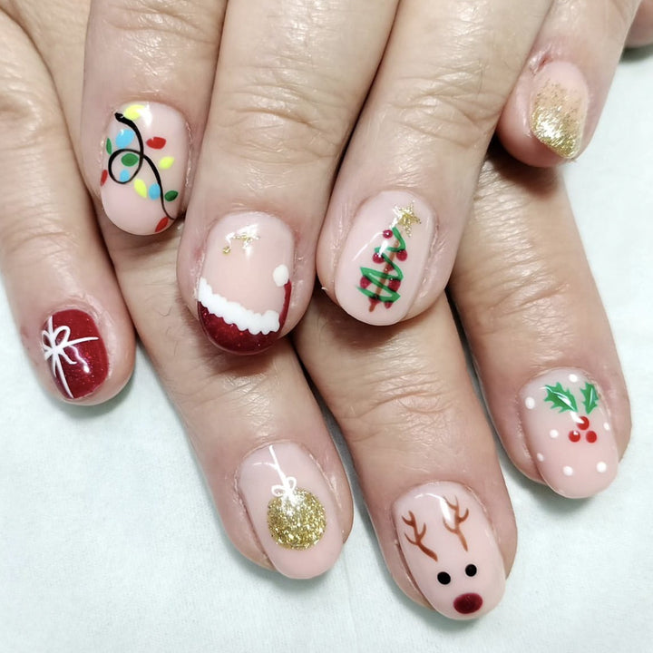 Festliches, Feiertags-Themen 3D-Nagelkunst Karnz