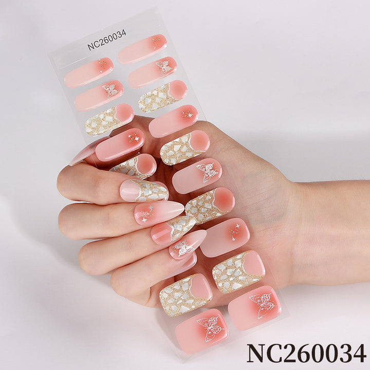 Premium Floral Press-On Nagelkunst