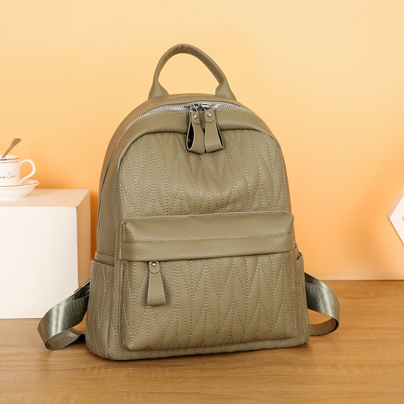 Gepolsterter Leder-Rucksack Karnz