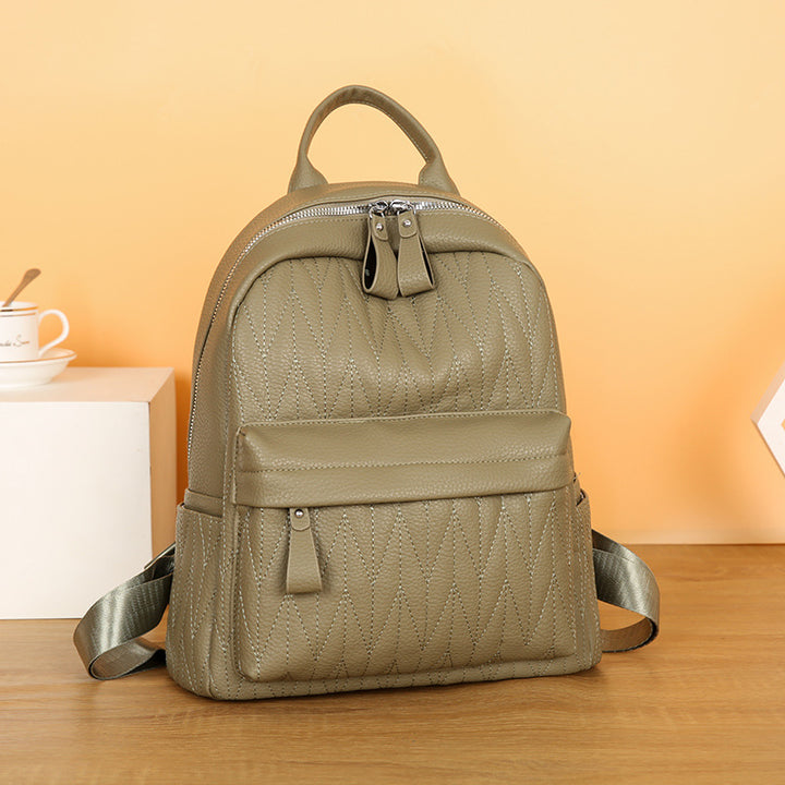 Gepolsterter Leder-Rucksack Karnz