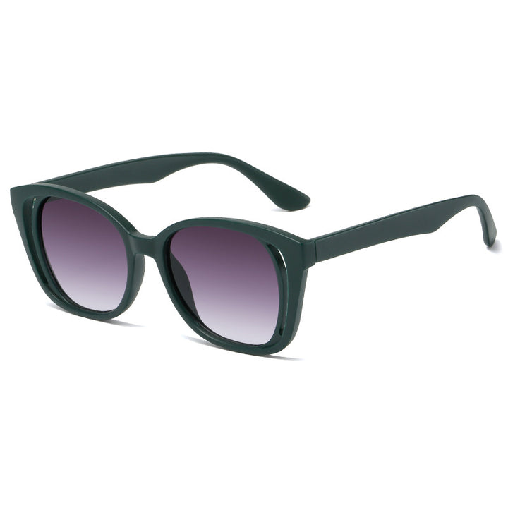 Damen stilvolle Cat-Eye Sonnenbrille mit robustem Rahmen Karnz
