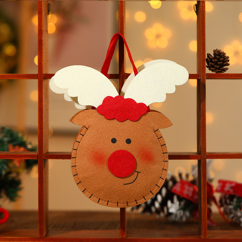 Dekorativer Schneemann Geschenktüte Karnz