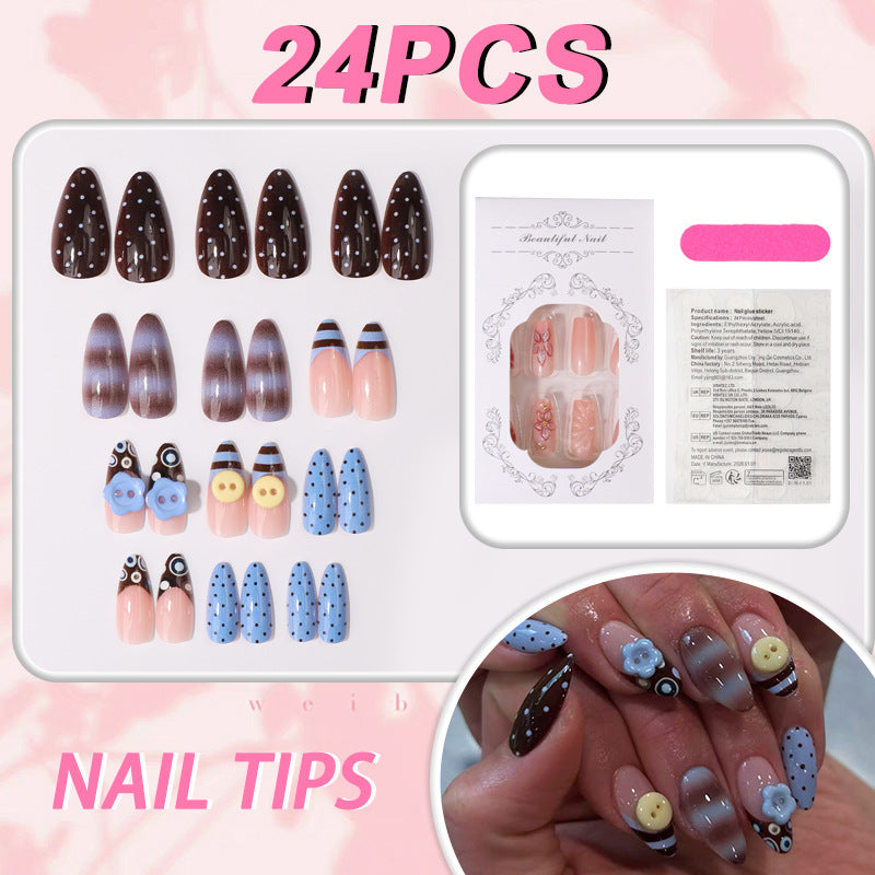 Künstlerische Nageltips Kollektion Karnz
