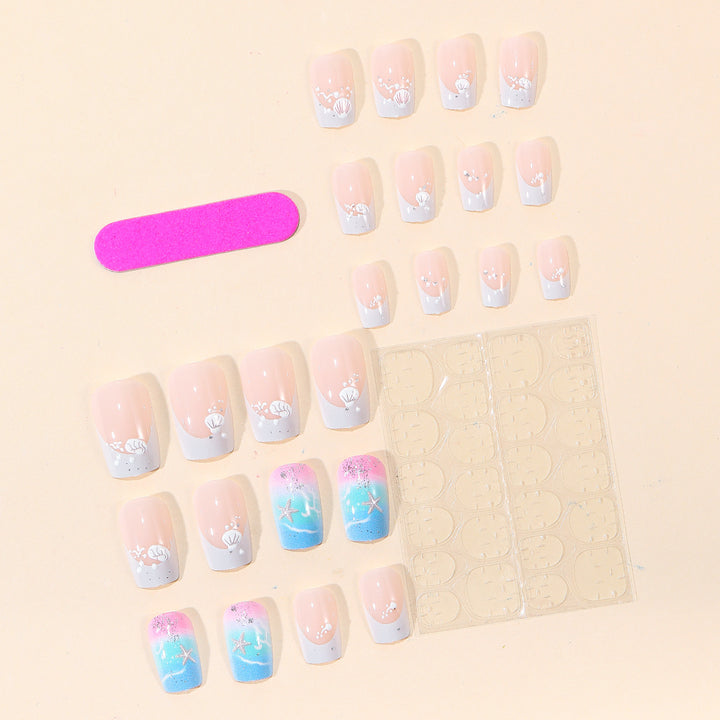 Küstenmotiv Nagelkunst Dekoration Set Karnz