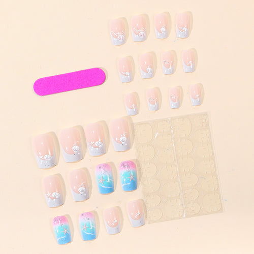Küstenmotiv Nagelkunst Dekoration Set Karnz