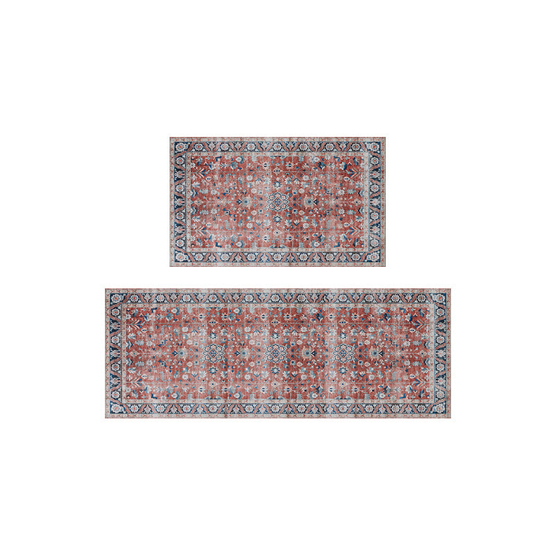 Künstlerisches Vintage geometrisches Teppichset Karnz