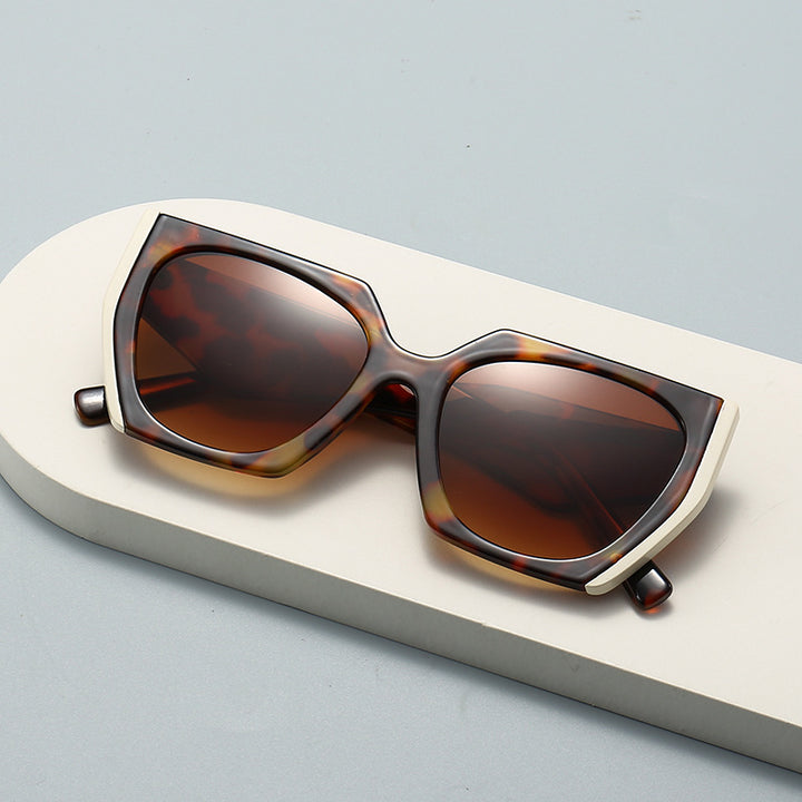 Damen Oversized Sonnenbrille mit markantem eckigem Design Karnz