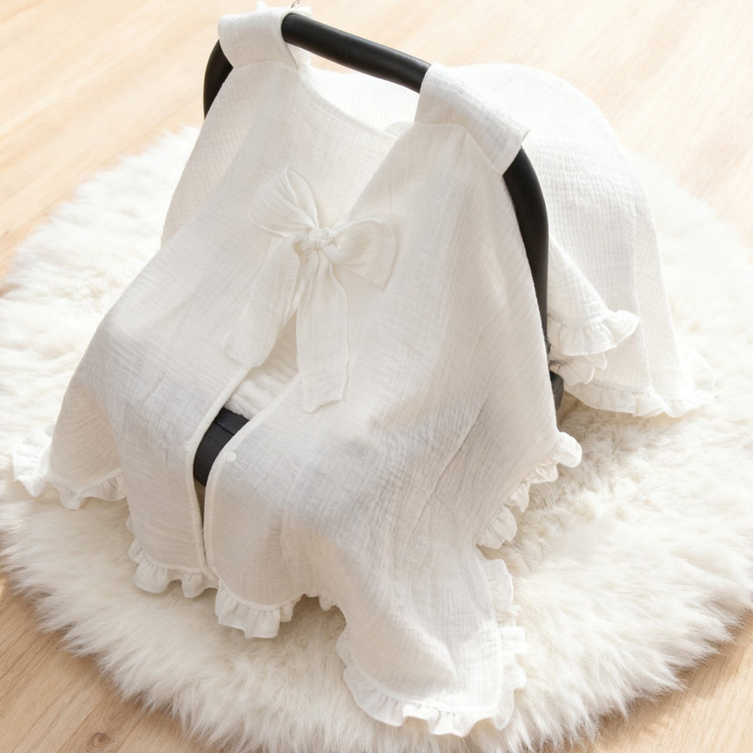 Premium Musselin Baby Autositzbezug Karnz