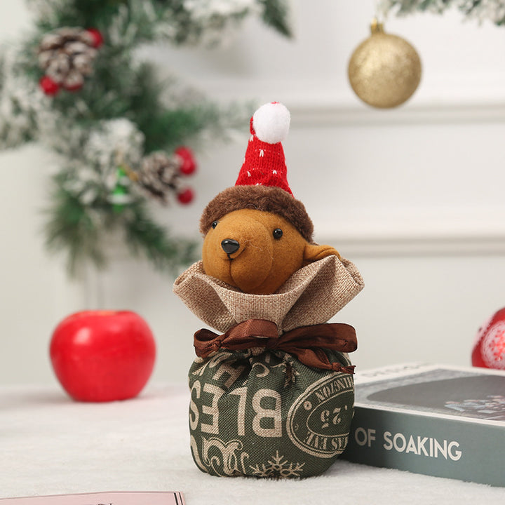 Niedlicher Weihnachtsgeschenkesack im Rentier-Design Karnz