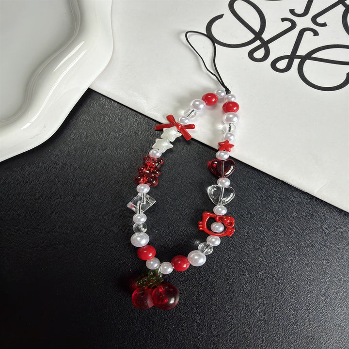 Niedliche Perlen Charm Halskette Karnz