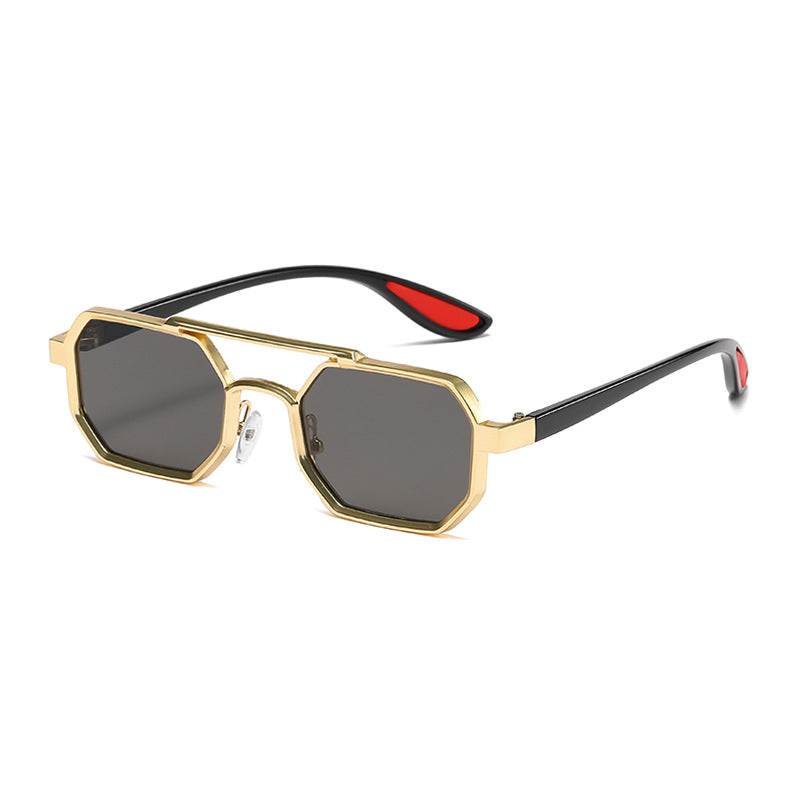 Damen modische Designer-Sonnenbrille mit exklusivem achteckigem Rahmen Karnz