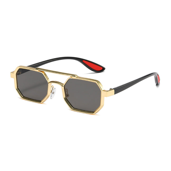 Damen modische Designer-Sonnenbrille mit exklusivem achteckigem Rahmen Karnz
