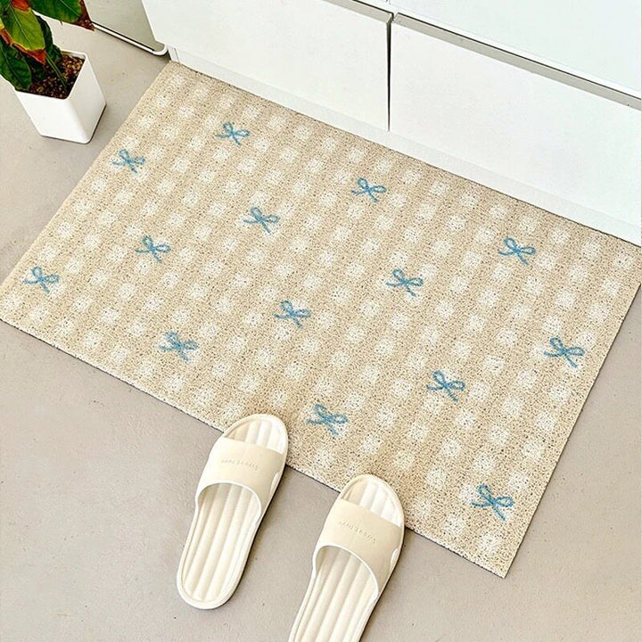 Stylische Gingham-Muster Dekorative Matte