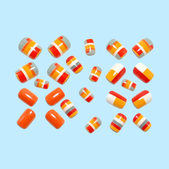 Kunstnägel Im Kreativen Blockdesign Karnz