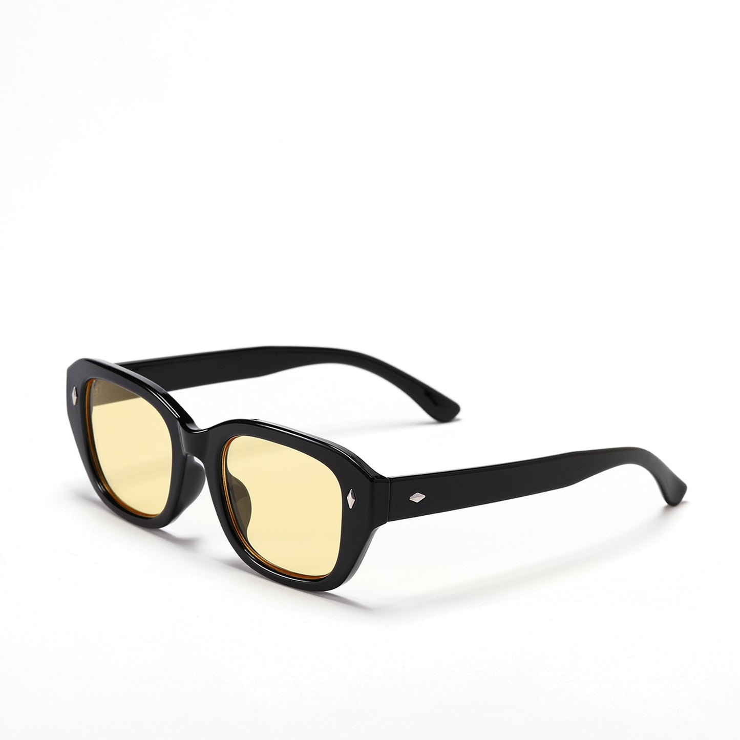 Damen stilvolle quadratische Sonnenbrille mit hochwertigem Schildpatt-Rahmen Karnz