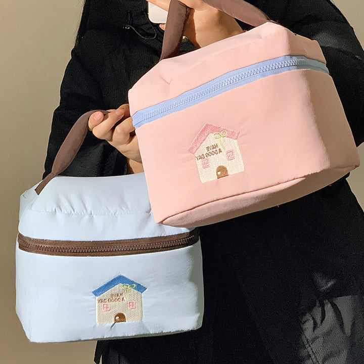 Praktische Lunchbox mit Verspieltem Hausdesign Karnz