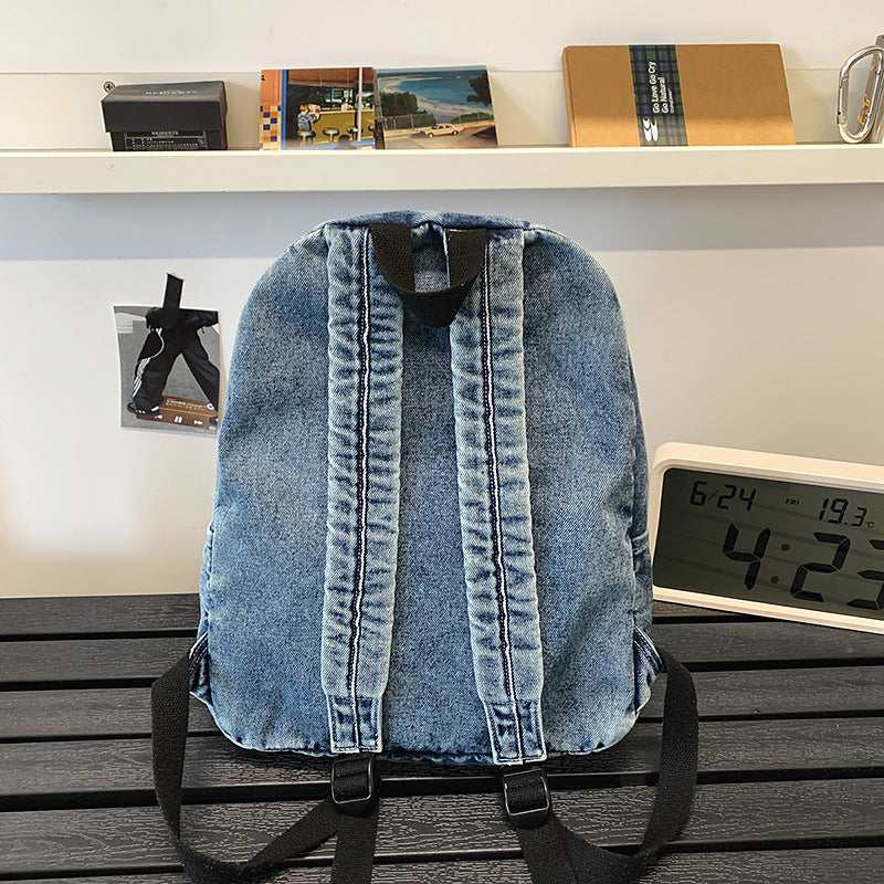Denim-Stoff Freizeit-Rucksack Karnz