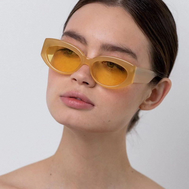 Damen Cat-Eye Sonnenbrille im stilvollen Kunststoffdesign Karnz