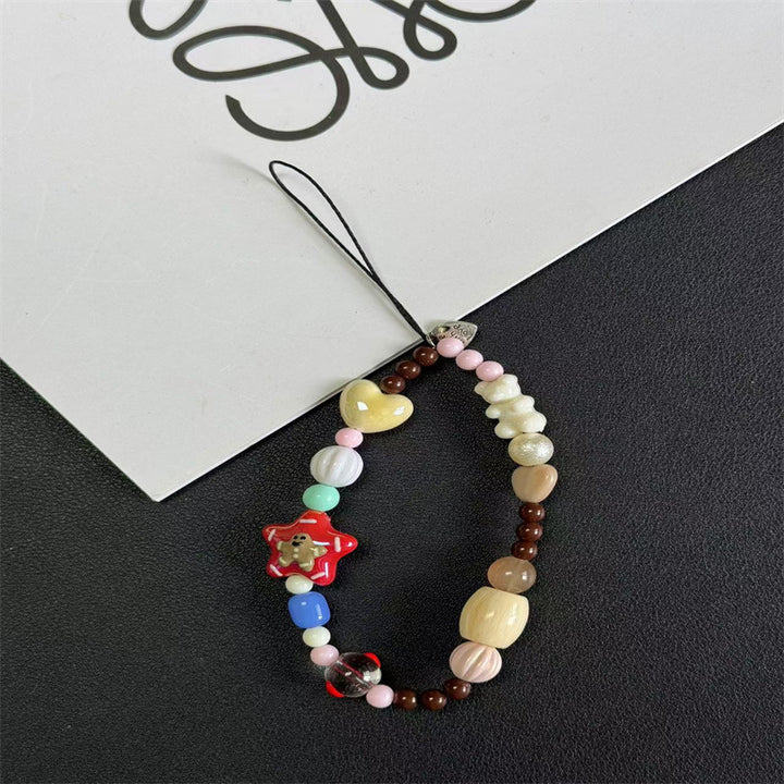 Festive Beaded Charm Handy Lanyard Karnz