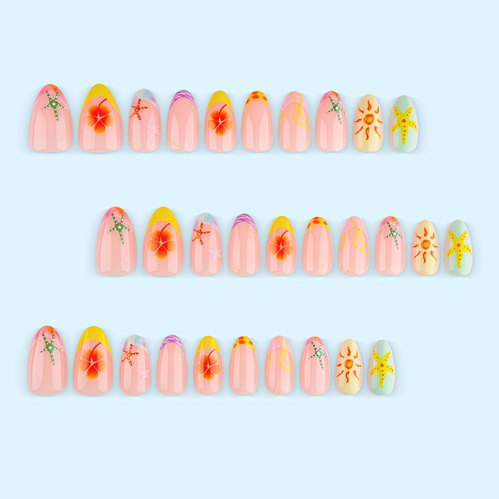 Kreatives und farbenfrohes Nageldesign-Set Karnz