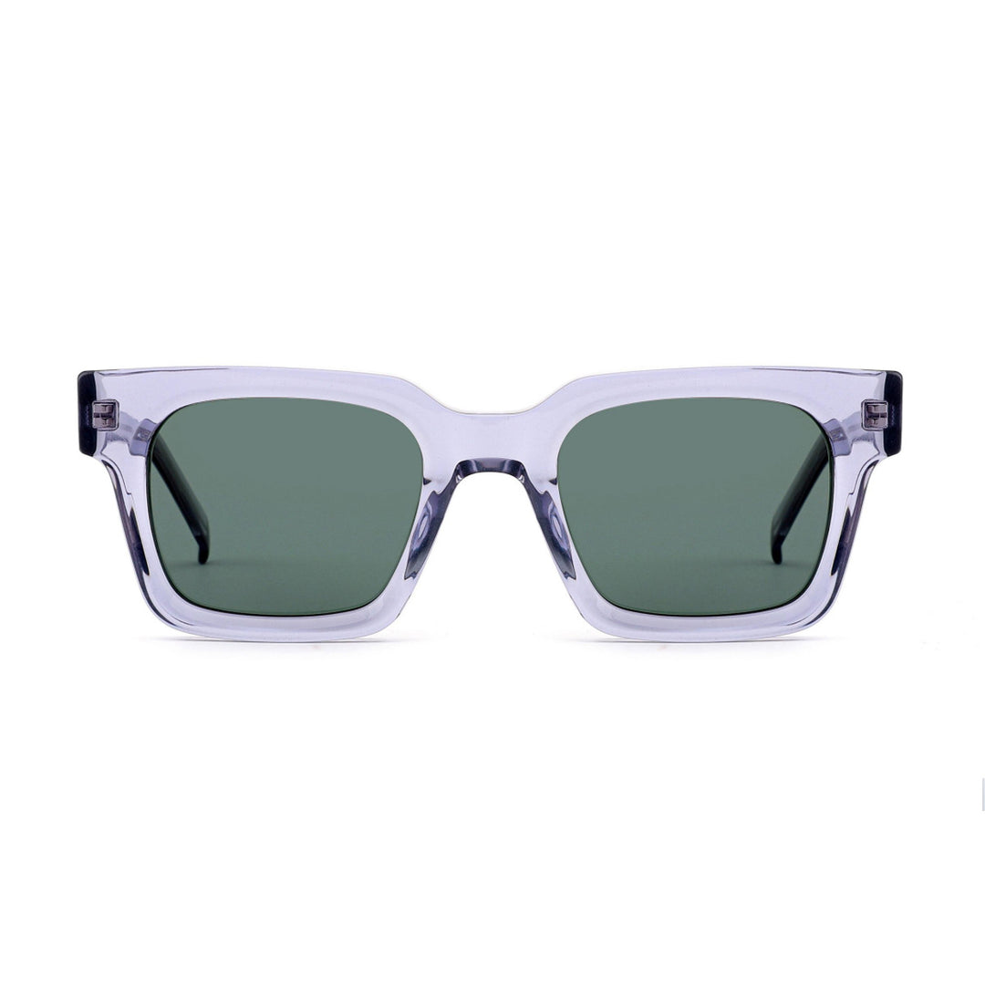 Damen modische Sonnenbrille mit markantem geometrischen Design und UV-Schutz Karnz