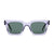 Damen modische Sonnenbrille mit markantem geometrischen Design und UV-Schutz Karnz