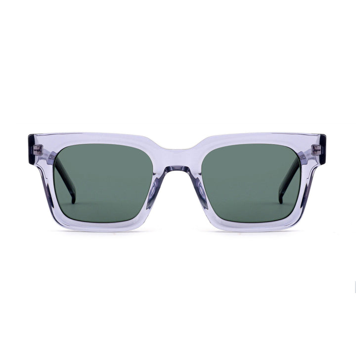 Damen modische Sonnenbrille mit markantem geometrischen Design und UV-Schutz Karnz