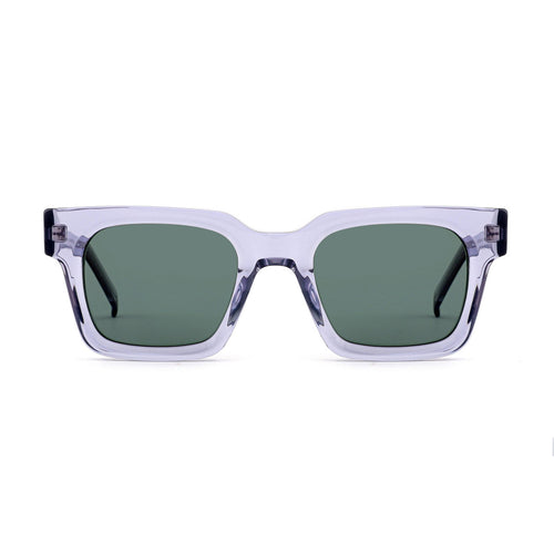 Damen modische Sonnenbrille mit markantem geometrischen Design und UV-Schutz Karnz