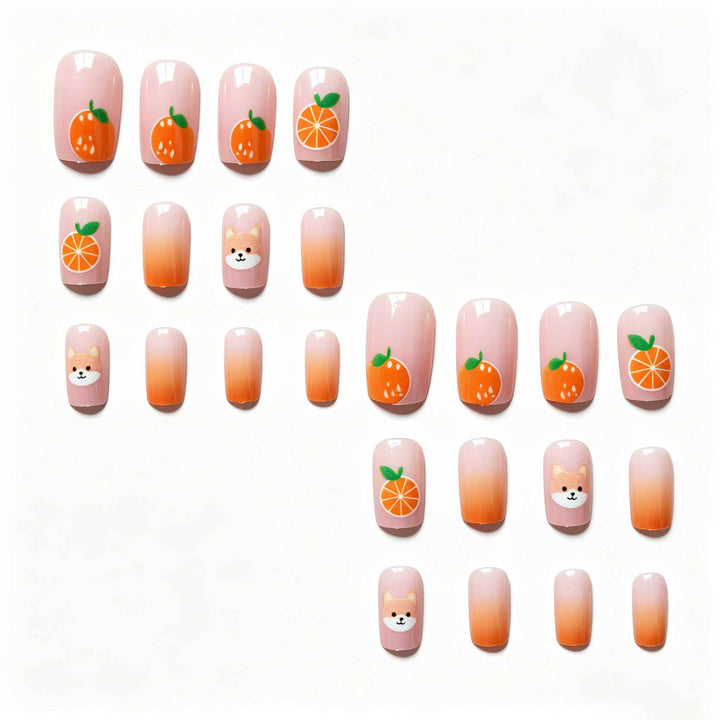 Spielerische Tier- und Obst-Nagelkunst