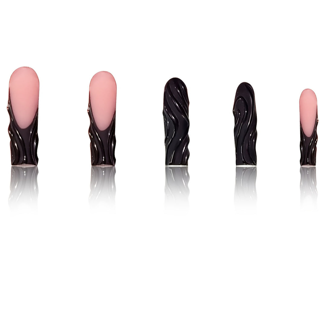 Künstlerische lange Acrylnagelverlängerungen Karnz