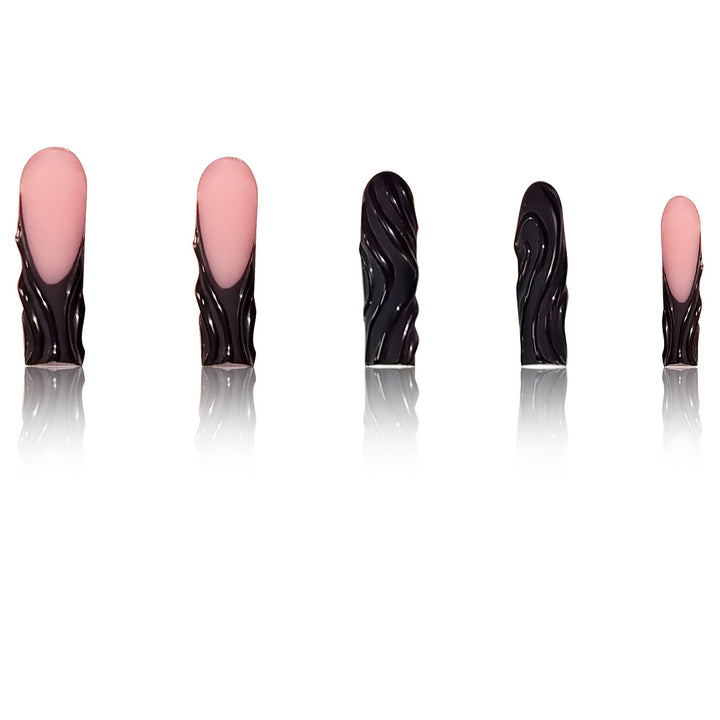 Künstlerische lange Acrylnagelverlängerungen Karnz