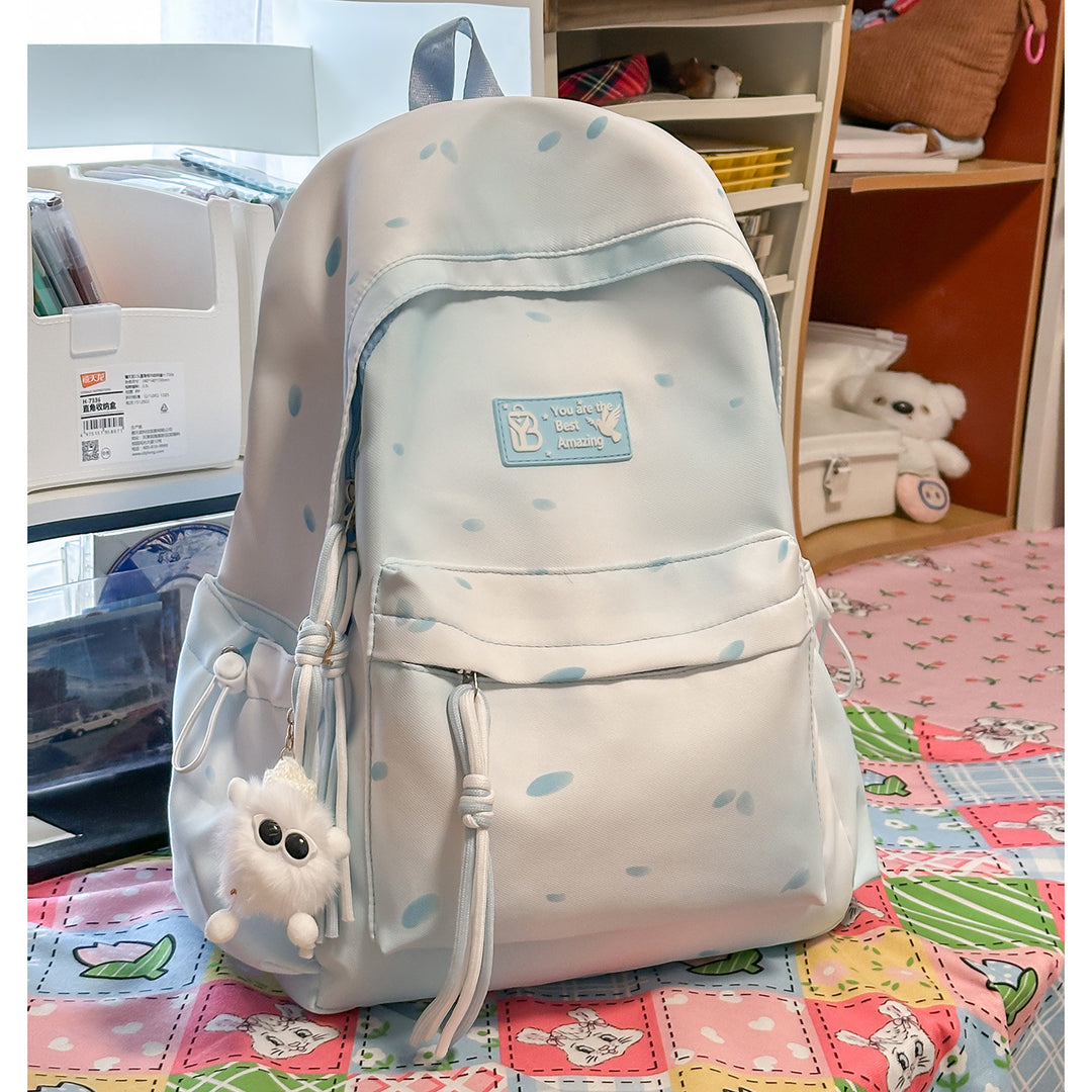 Stilvolle gepunktete Rucksack Karnz